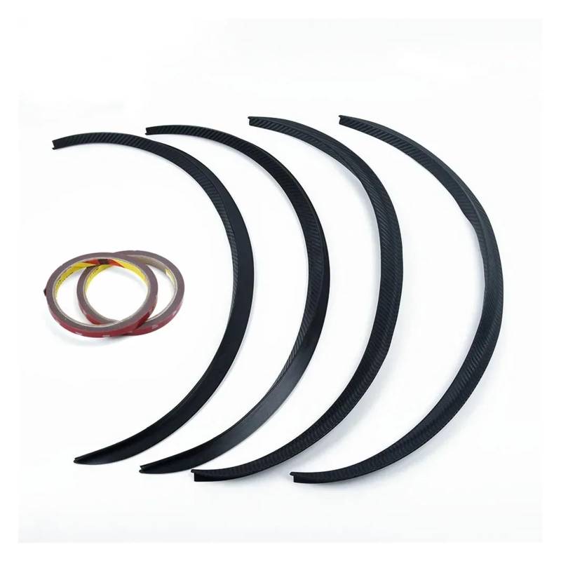 Xuanqingyi Store 4x Universal Auto Kotflügelverbreiterungen Expander Arch Radschutz Augenbraue Body Kit Lip Carbon Fiber Schmutzfänger Verlängerung Schutz Aufkleber von SFHDFLUQ