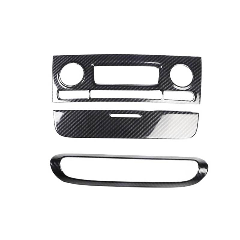 Xuanqingyi Store Auto Carbon Styling Innenmodifikation Elektrische Fenster Dekoration Abdeckung Kompatibel Mit Smart Kompatibel Mit Fortwo 451 Autozubehör Aufkleber(Center console 3pcs) von SFHDFLUQ
