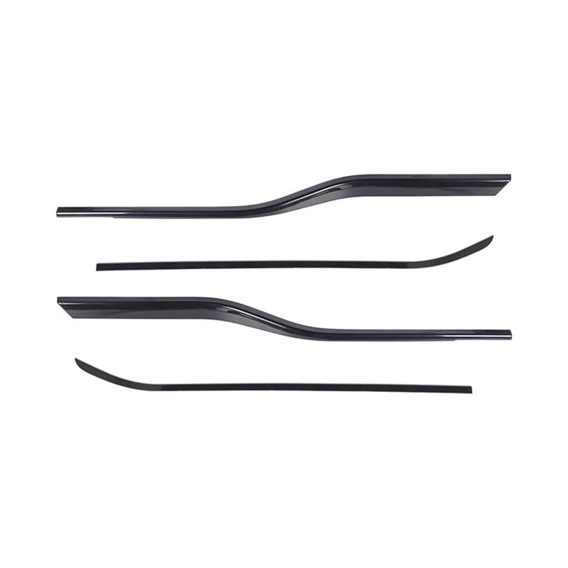 Xuanqingyi Store Autofenster-Unterschwellen-Karosserie-Dekorationsstreifen, kompatibel mit F150 2015-2020, Außenzubehör(Black) von SFHDFLUQ