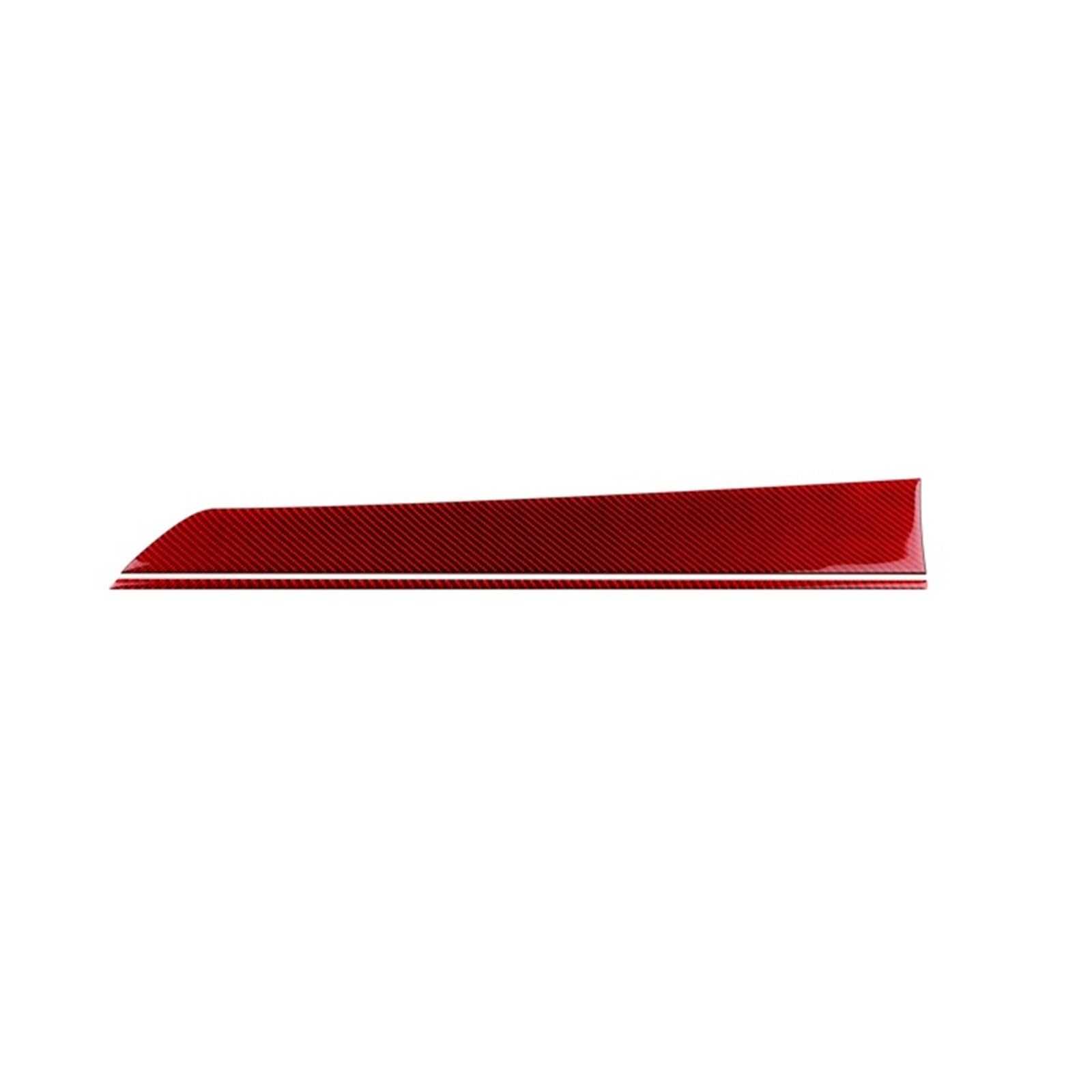 Xuanqingyi Store Carbon Fiber Auto Armaturenbrett Dekor Panel Aufkleber Kompatibel Mit WRX/Kompatibel Mit WRX Kompatibel Mit STI 2022-2025 Innen Trim Abdeckung Zubehör(For LHD Red) von SFHDFLUQ