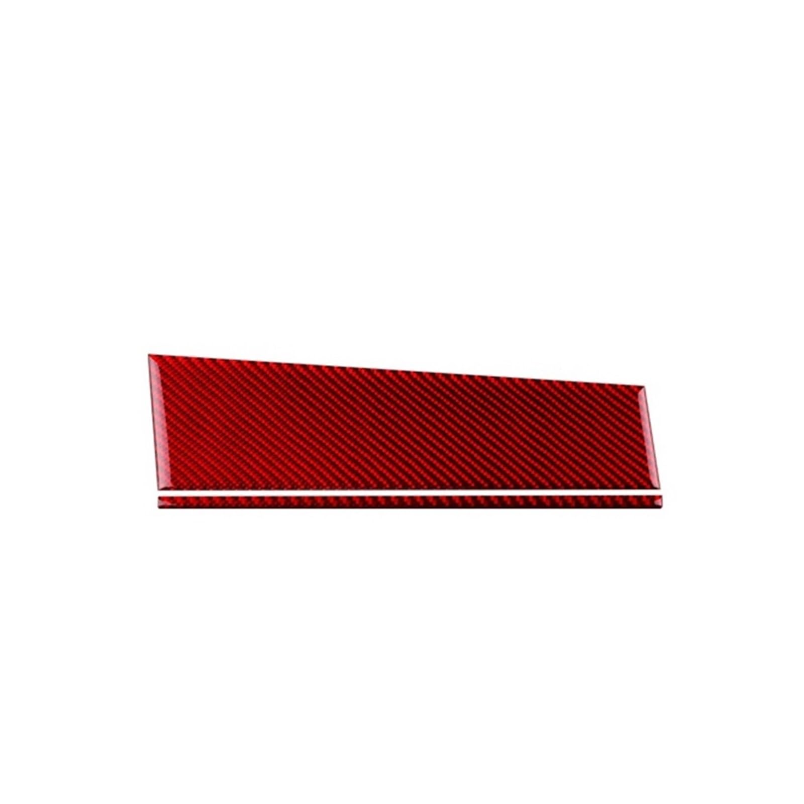 Xuanqingyi Store Carbon Fiber Auto Armaturenbrett Dekor Panel Aufkleber Kompatibel Mit WRX/Kompatibel Mit WRX Kompatibel Mit STI 2022-2025 Innen Trim Abdeckung Zubehör(For RHD LHD Red) von SFHDFLUQ