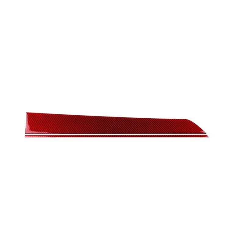 Xuanqingyi Store Carbon Fiber Auto Armaturenbrett Dekor Panel Aufkleber Kompatibel Mit WRX/Kompatibel Mit WRX Kompatibel Mit STI 2022-2025 Innen Trim Abdeckung Zubehör(For RHD Red) von SFHDFLUQ