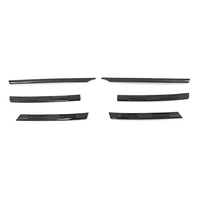 Xuanqingyi Store Ein Satz Zierstreifen for den mittleren Kühlergrill der vorderen Stoßstange, kompatibel mit Tiguan MK2 2017–2021, Autozubehör, direkt aufklebbare schwarze Streifen(Gloss Black) von SFHDFLUQ