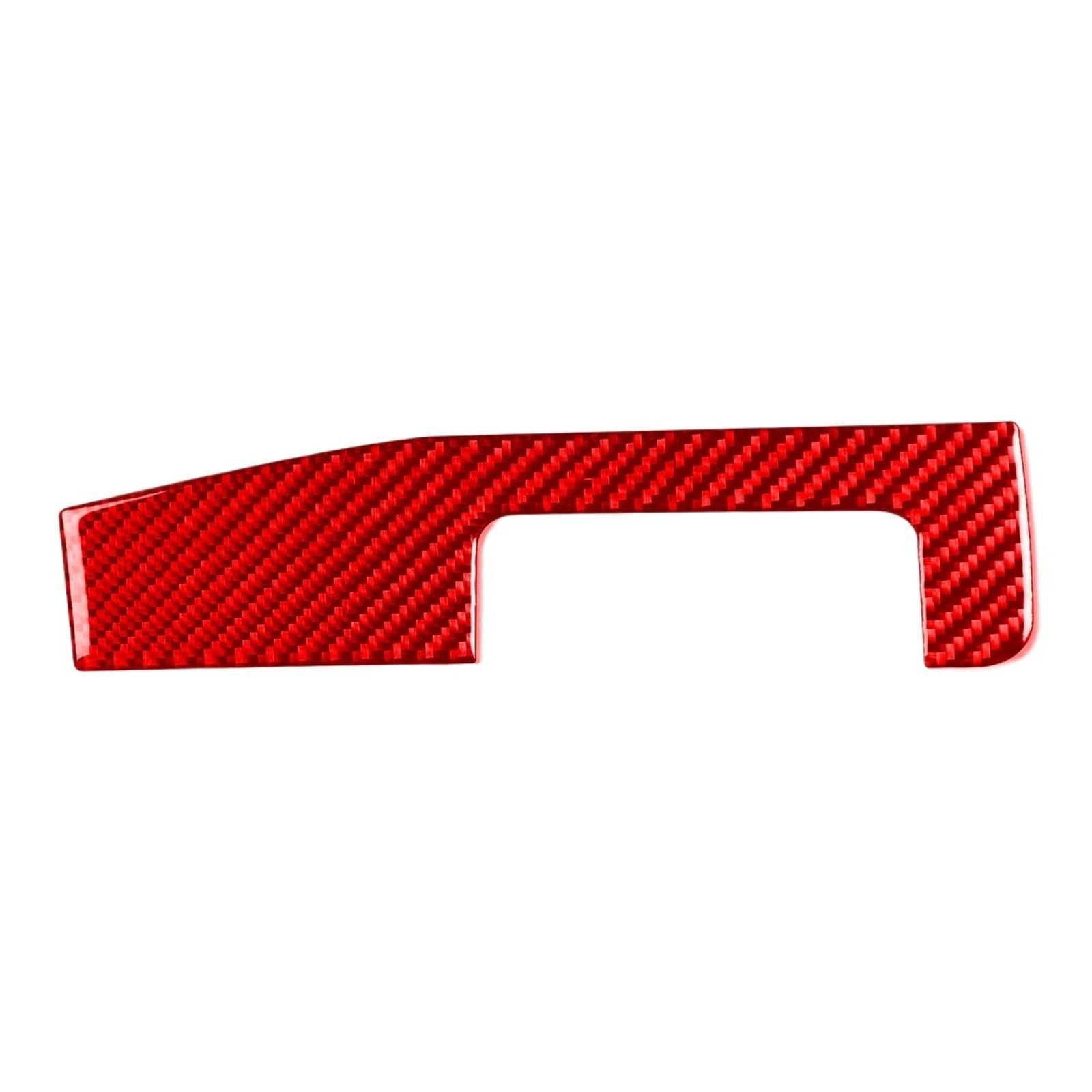 Xuanqingyi Store Kompatibel mit B*MW E46 1998-2005 Autozubehör Carbonfaser-Instrumententafel Mittelkonsolenverkleidung Verkleidung Innenaufkleber(1 Red RHD) von SFHDFLUQ