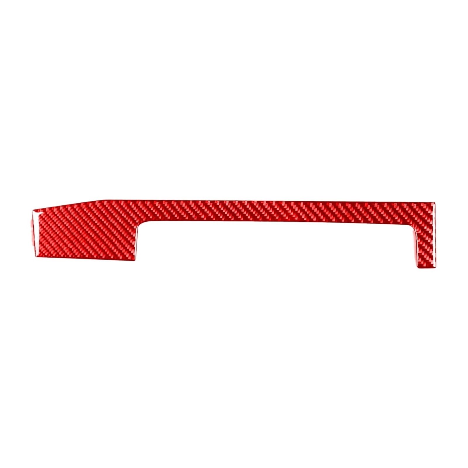 Xuanqingyi Store Kompatibel mit B*MW E46 1998-2005 Autozubehör Carbonfaser-Instrumententafel Mittelkonsolenverkleidung Verkleidung Innenaufkleber(2 Red LHD) von SFHDFLUQ