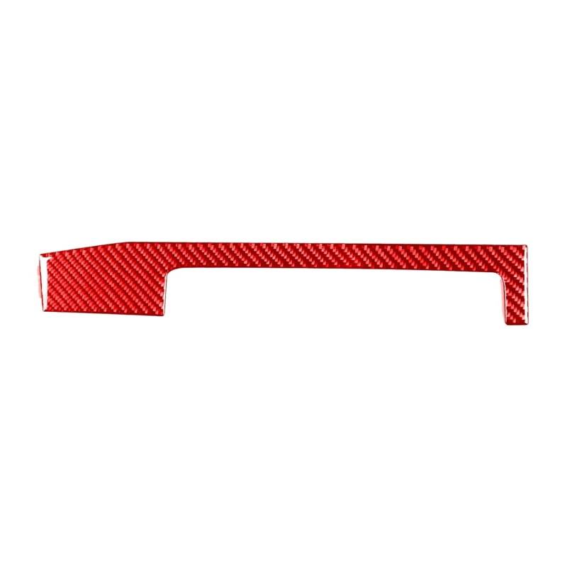 Xuanqingyi Store Kompatibel mit B*MW E46 1998-2005 Autozubehör Carbonfaser-Instrumententafel Mittelkonsolenverkleidung Verkleidung Innenaufkleber(2 Red LHD) von SFHDFLUQ