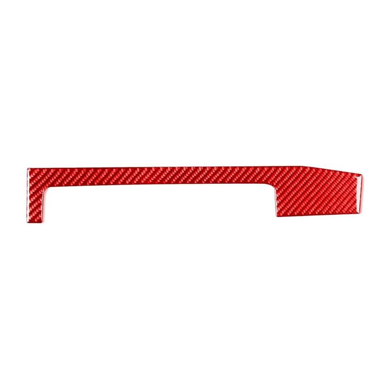 Xuanqingyi Store Kompatibel mit B*MW E46 1998-2005 Autozubehör Carbonfaser-Instrumententafel Mittelkonsolenverkleidung Verkleidung Innenaufkleber(2 Red RHD) von SFHDFLUQ