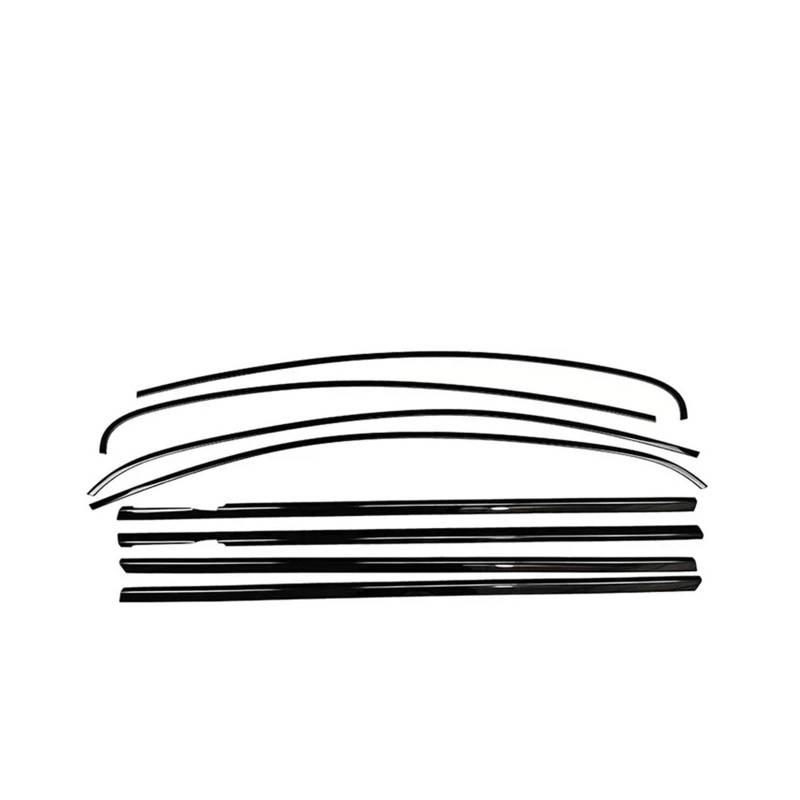 Xuanqingyi Store Kompatibel mit CC 2013–2017, Stahl, schwarz, for die Außenfensterleiste, Seitenverkleidung, 8 Stück von SFHDFLUQ
