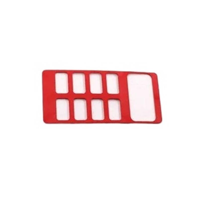 Xuanqingyi Store Kompatibel mit FJ, kompatibel mit Cruiser, zentrale Steuerung, Fahrassistenz-Patch, dekoratives Panel, Zigarettenanzünder, Innenausstattung(RED) von SFHDFLUQ