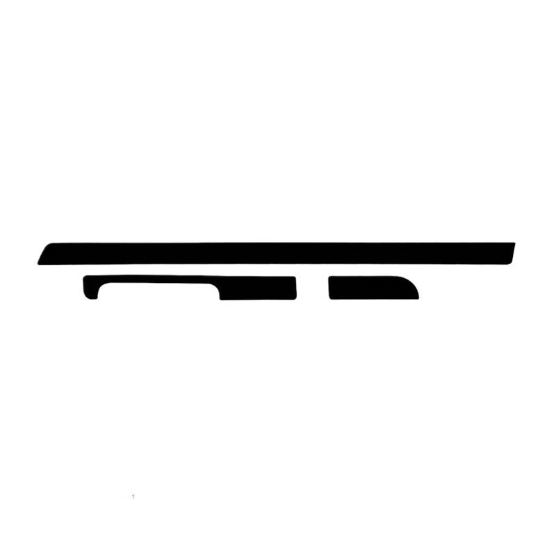 Xuanqingyi Store Kompatibel mit Scirocco 2009–2016, Autozubehör, echte weiche Kohlefaser, Modifikation des Copilot-Armaturenbretts und des Handschuhfachs(LHD-Piano Black) von SFHDFLUQ