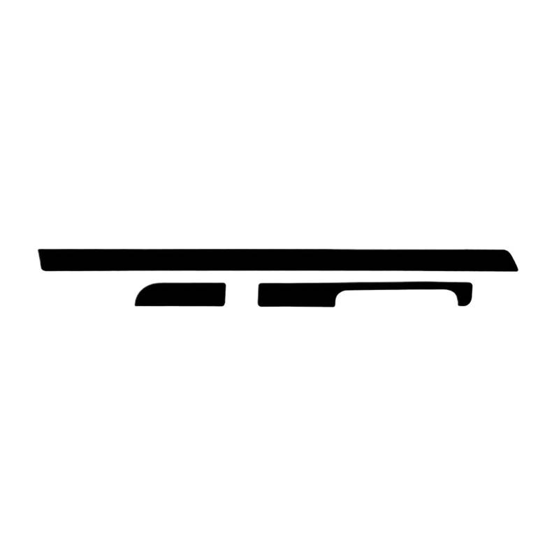 Xuanqingyi Store Kompatibel mit Scirocco 2009–2016, Autozubehör, echte weiche Kohlefaser, Modifikation des Copilot-Armaturenbretts und des Handschuhfachs(RHD-Piano Black) von SFHDFLUQ