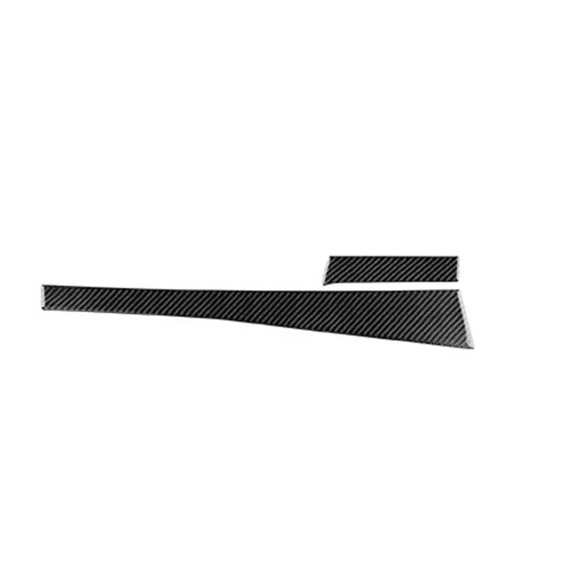 Xuanqingyi Store Weicher Carbonfaser-Aufkleber, kompatibel mit Fluence, kompatibel mit Megane RS 2009–2014, LHD, RHD, Instrumententafel-Streifenverkleidung(For RHD Black Carbon) von SFHDFLUQ