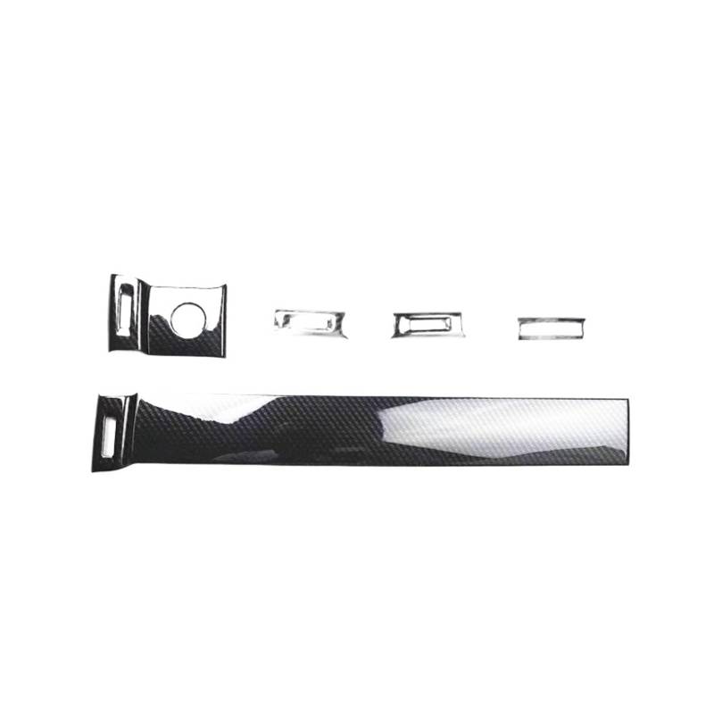 Xuanqingyi Store Zubehör im Carbonfaser-Stil, kompatibel mit Evoque 12–18, Innenleisten, Schalttafel, Mittelkonsolendekoration(Black) von SFHDFLUQ
