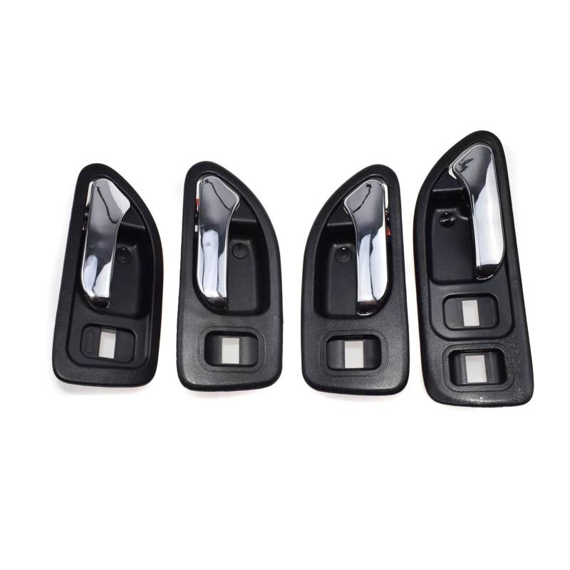 Türgriff Innen 4 stücke Schwarz Innen Türgriffe Vorne Hinten Links Rechts Set 72165SV4003 72625SV4013 für Accord 1994-1997 Innentürgriffabdeckung(4 Pcs Set) von SFIFHSKFH