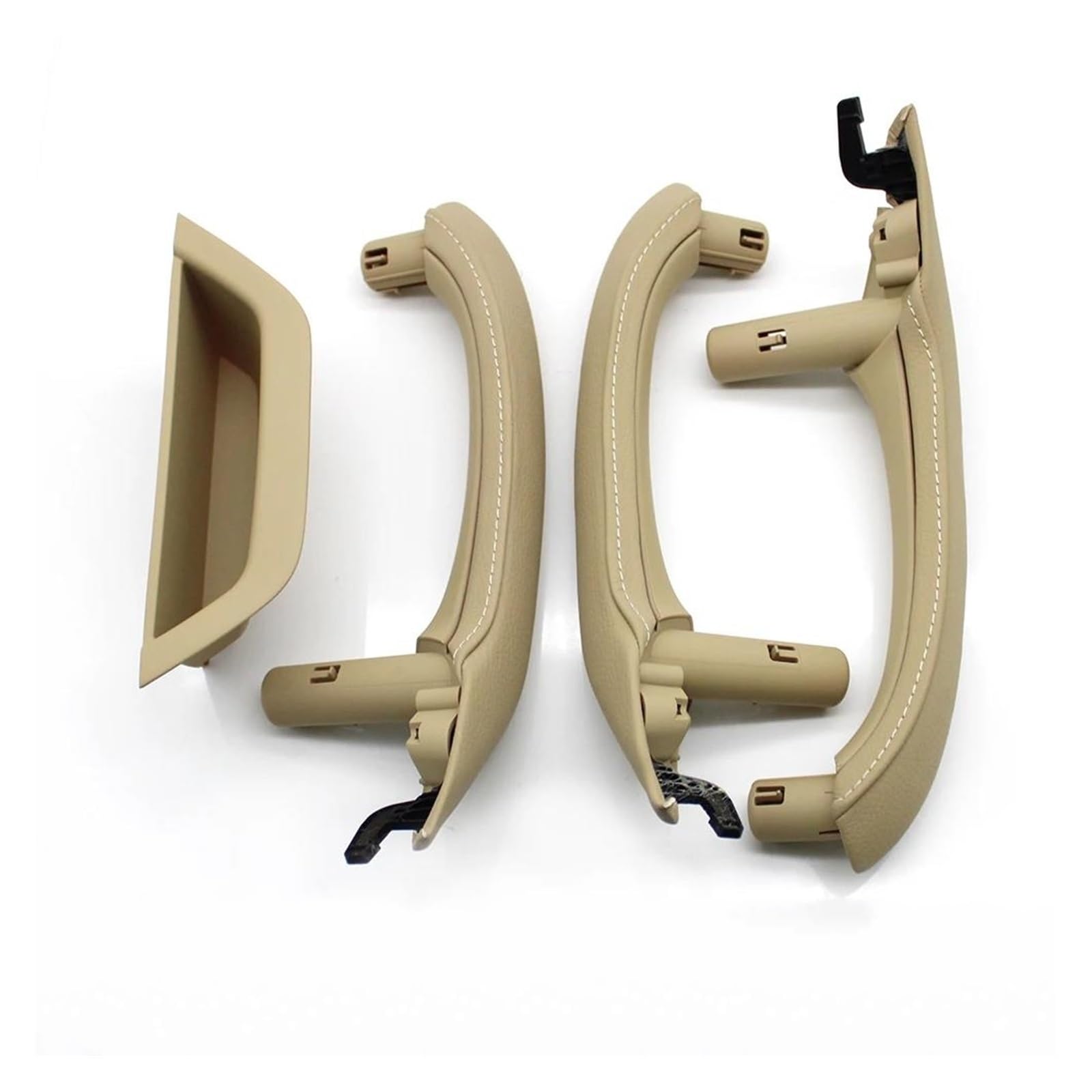 Türgriff Innen 7 STÜCKE LHD RHD Auto-Innentürgriff Mit Griff Außenabdeckung Verkleidungsbaugruppe Ersatz Für X3 X4 F25 F26 Innentürgriffabdeckung(LHD Beige) von SFIFHSKFH
