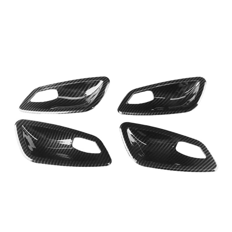 Türgriff Innen Auto-Carbon-Faser-Textur-Innentürgriff-Bowl-Trimmabdeckung Für E90 3er-Serie 2005 2006 2007 2008 2009 2010 2011 2012 Innentürgriffabdeckung von SFIFHSKFH
