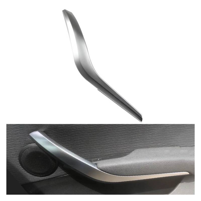 Türgriff Innen Auto-Innentürverkleidungsgriffabdeckung Für X1 E84 2010-2016 Auto-Innentürarmlehne Links Rechts Pull Trim-Abdeckung Beige Schwarz Innentürgriffabdeckung(M-Silver-Right) von SFIFHSKFH