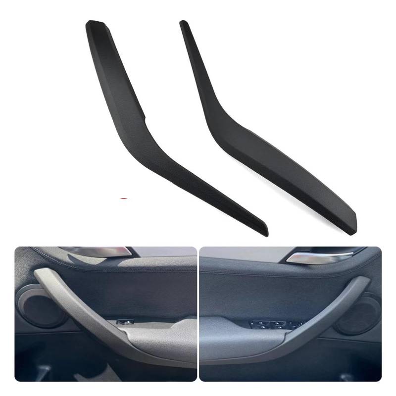 Türgriff Innen Verbesserte Auto-Innentür-Armlehne Links rechts äußere Abdeckungsverkleidung für X1 E84 2010 2011 2012 2013 2014 2015 2016 Innentürgriffabdeckung(Black-2PCs) von SFIFHSKFH