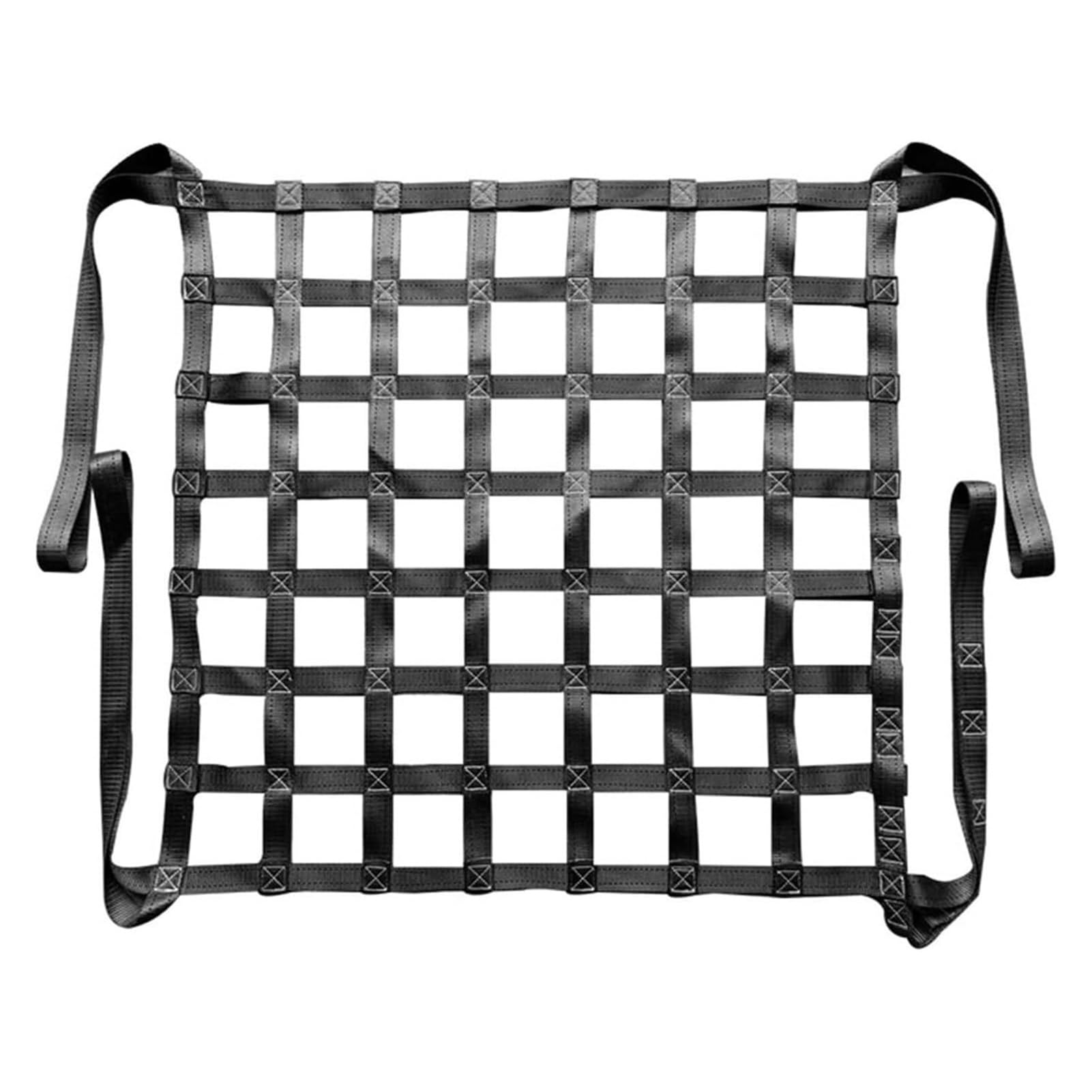 Fracht Heben Netz， Flaches Hebenetz, Tragkraft 0,3–3,5 Tonnen, Ladungsnetz for die Ladefläche von Pickups, reißfestes, Starkes, tragendes Sicherheitsnetz(4 X 4M/Mesh 20cm/Load 3.5t) von SFQEVHRZ