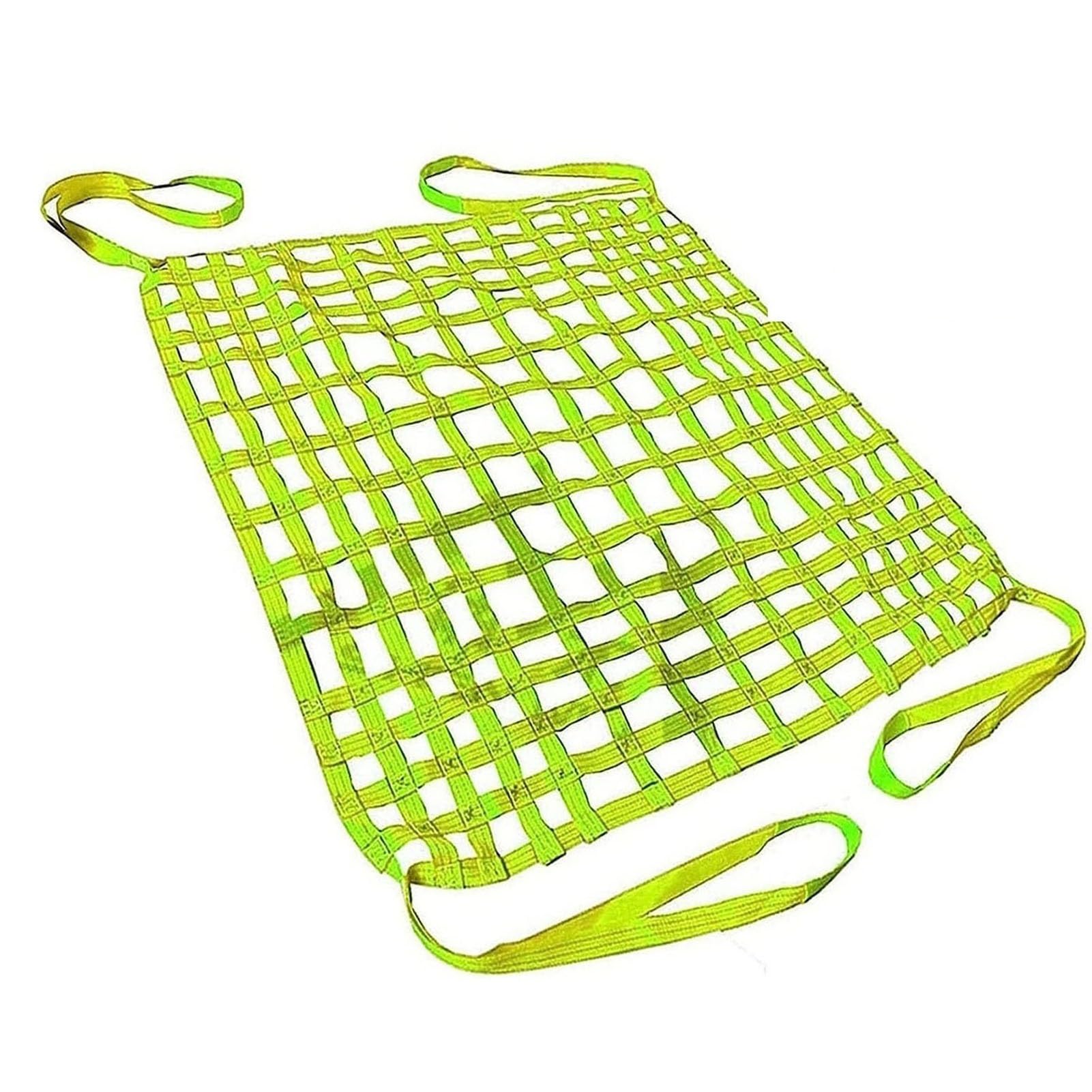 Fracht Heben Netz， Frachtnetz - Flaches Hebenetz aus Nylon, Bungee-Frachtnetz, Sicherheits-Hebenetzgurte, Bungee-Frachtnetz, Materialhandhabungsgurte(4 X 4M/Mesh 20cm/Load 3.5t) von SFQEVHRZ