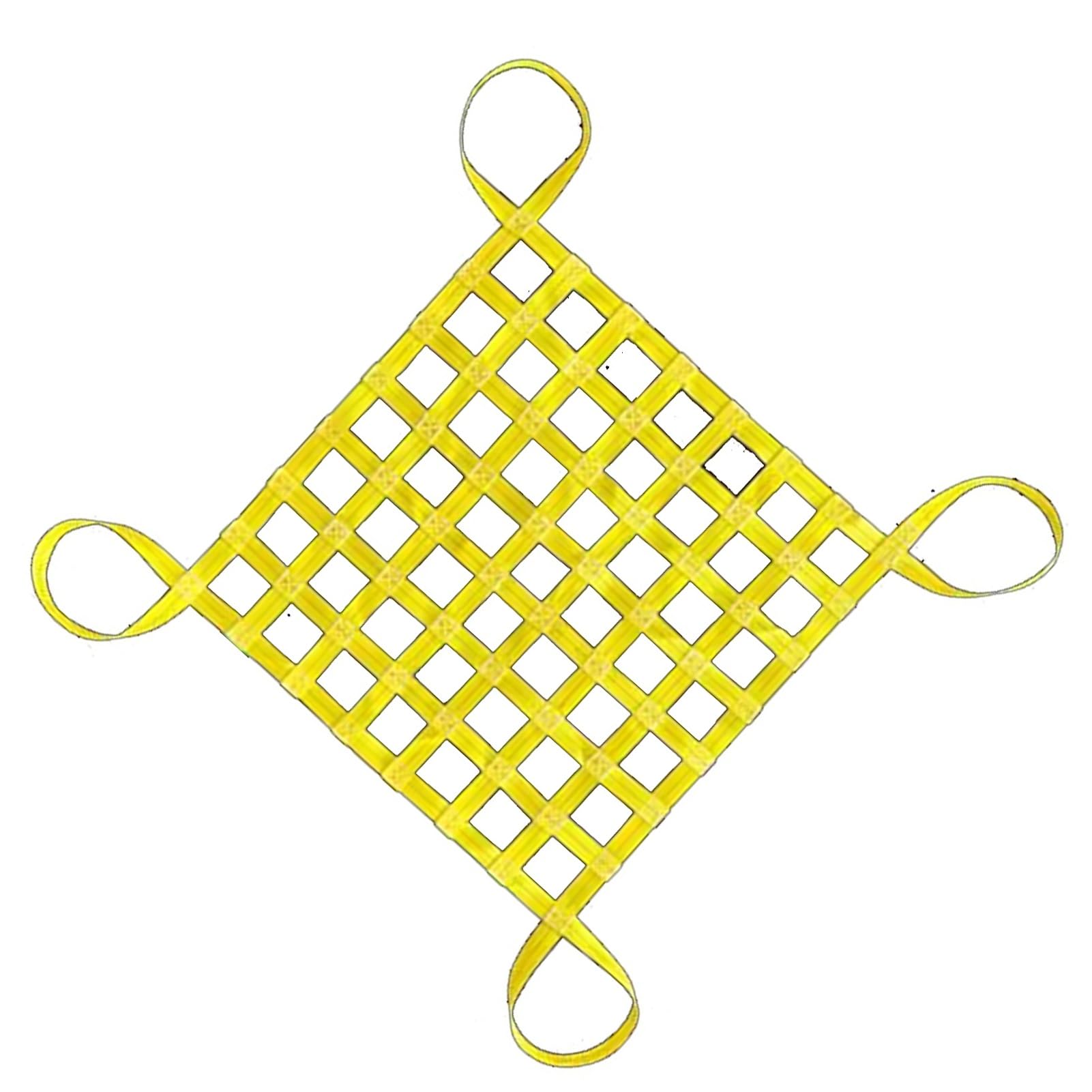 Fracht Heben Netz， Sicherheits-Hebenetz aus Nylon for Aufhängen, Hebenetz for Hebevorrichtungen von Baudocks, erweitertes Kletterseilnetz for Spiele im Freien(3 X 3M/Mesh 20cm/Load 3.5t) von SFQEVHRZ