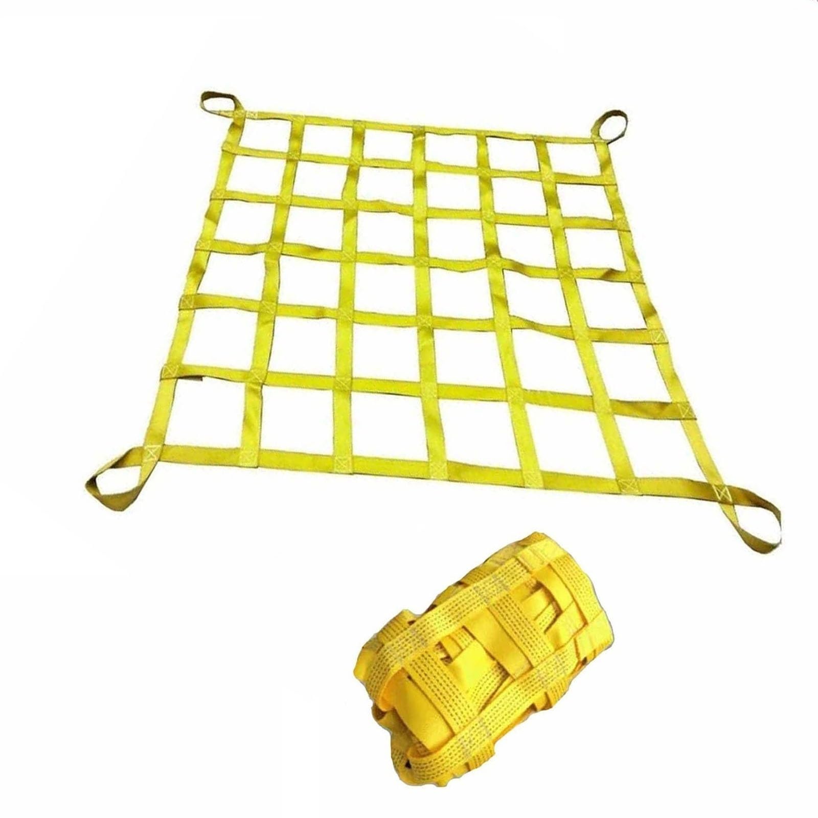 Fracht Heben Netz， Sicherheits-Hebenetz aus Nylon for Aufhängen, Hebenetz for Hebevorrichtungen von Baudocks, erweitertes Kletterseilnetz for Spiele im Freien(4 X 4M/Mesh 15cm/Load 2.5t) von SFQEVHRZ