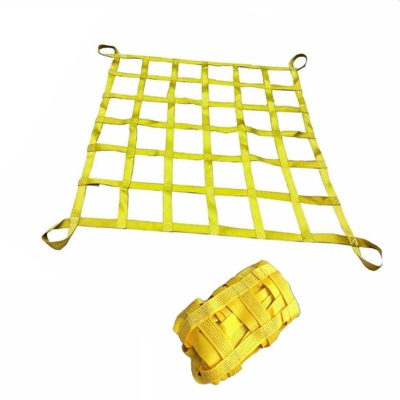 Fracht Heben Netz， Sicherheits-Hebenetz aus Nylon for Aufhängen, Hebenetz for Hebevorrichtungen von Baudocks, erweitertes Kletterseilnetz for Spiele im Freien(4 X 4M/Mesh 15cm/Load 2.5t) von SFQEVHRZ