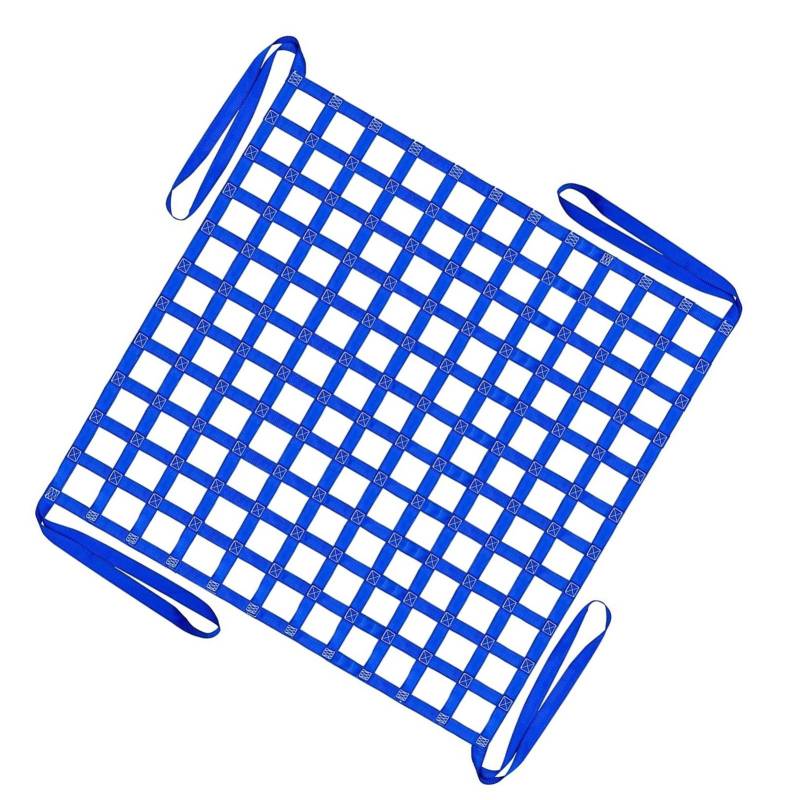 Fracht Heben Netz， Sicherheits-Hebenetz aus Nylon for Aufhängen, Hebenetz for Hebevorrichtungen von Baudocks, erweitertes Kletterseilnetz for Spiele im Freien(4 X 4M/Mesh 15cm/Load 2.5t) von SFQEVHRZ