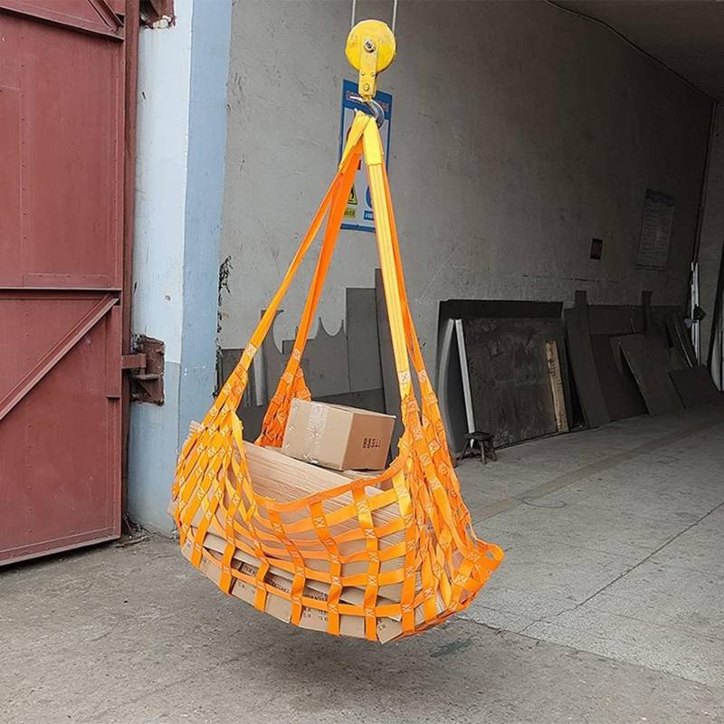 Fracht Heben Netz， Sicherheits-Hebenetz aus Nylon for Aufhängen, Hebenetz for Hebevorrichtungen von Baudocks, erweitertes Kletterseilnetz for Spiele im Freien(4 X 4M/Mesh 20cm/Load 3.5t) von SFQEVHRZ