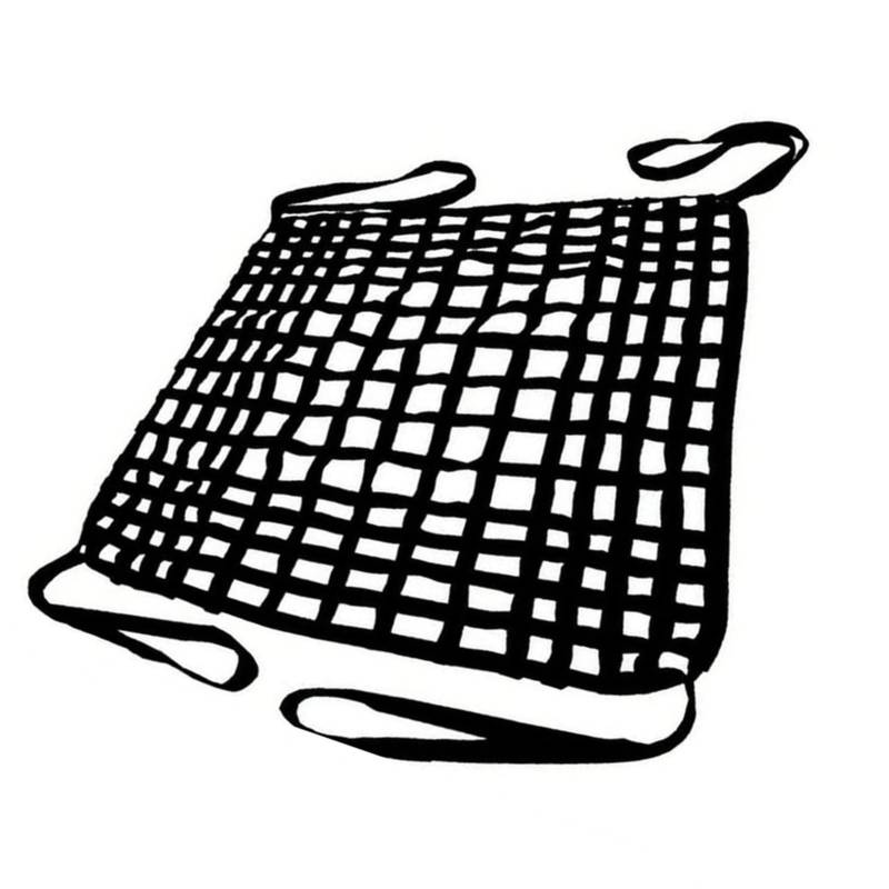 Fracht Heben Netz， Tragkraft 0,3–3,5 Tonnen, Reißfestigkeit mit 10 cm quadratischer Masche, Hebevorrichtung for Ladungsnetz, reißfestes, stark belastbares Sicherheitsnetz(2 X 2M/Mesh 20cm/Load 3.5t) von SFQEVHRZ
