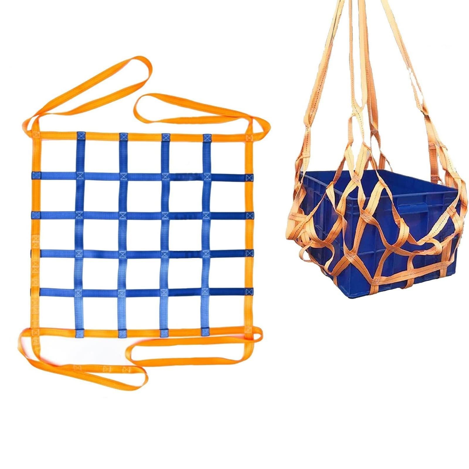Fracht Heben Netz, Tragkraft 0,3–3,5 Tonnen, Reißfestigkeit mit 10 cm quadratischer Masche, Hebevorrichtung for Ladungsnetz, reißfestes, stark belastbares Sicherheitsnetz(4 X 4M/Mesh 15cm/Load 2.5t) Fracht Heben Netz, Tragkraft 0,3–3,5 Tonnen, Reißfestigkeit mit 10 cm quadratischer Masche, Hebevorrichtung for Ladungsnetz, reißfestes, stark belastbares Sicherheitsnetz(4 X 4M/Mesh 15cm/Load 2.5t) von SFQEVHRZ