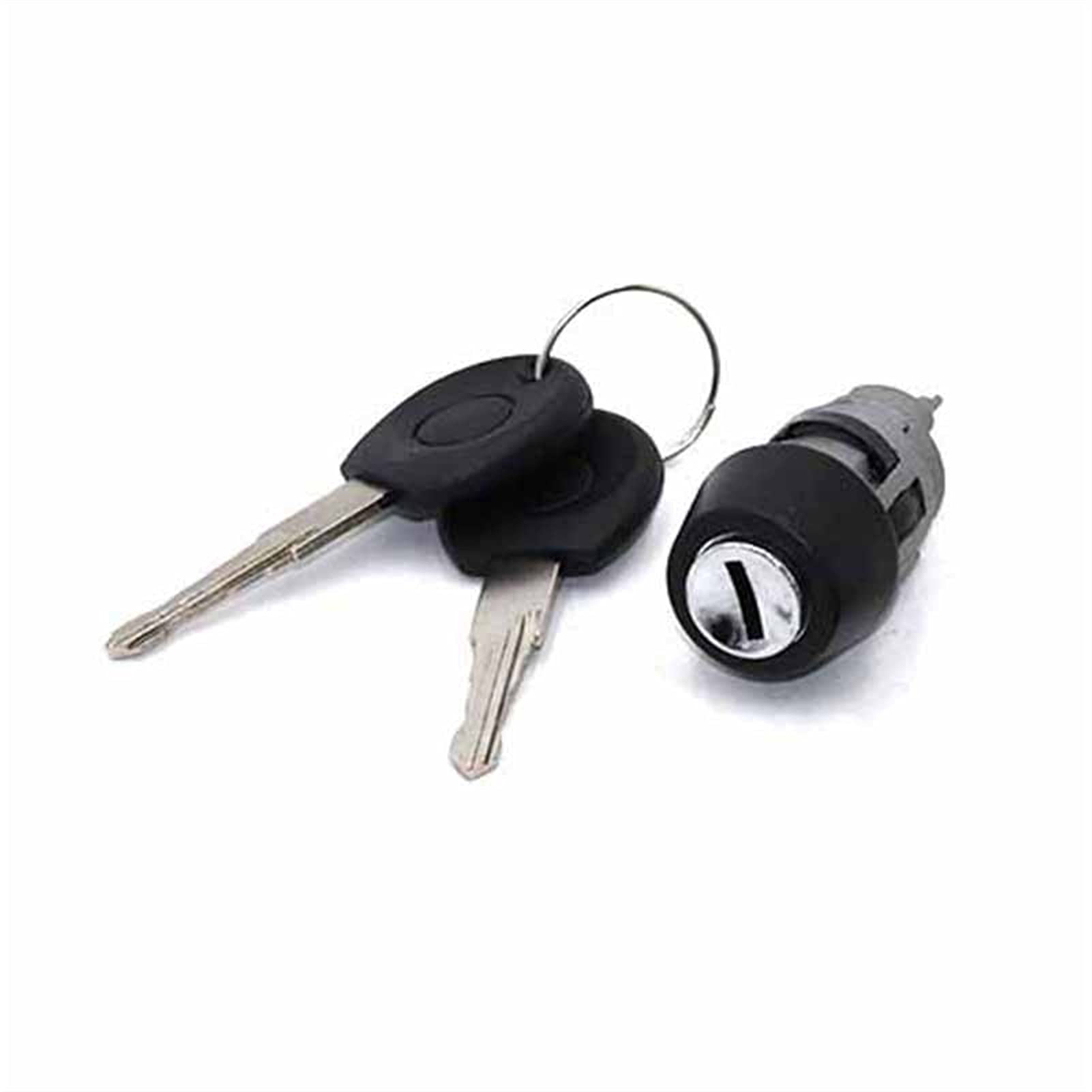 SFUO Auto Zündschloss Zylinderschalter mit Key Fit für Audi Fit für VW Golf Polo Passat Jetta Scirocco Käfer 191905855 357905855B von SFUO
