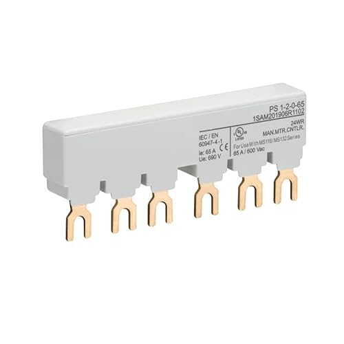 3-Phasen-Sammelschienen PS1-2-0-65 PS1-3-0-65 PS1-4-0-65 PS1-5-0-65 PS1-2-1-65 PS1-2-1-65 PS1-3-1-65 PS1-4-1-65 PS1-2-2-65 1Stk(PS1-2-1-65) von SFYMORHE