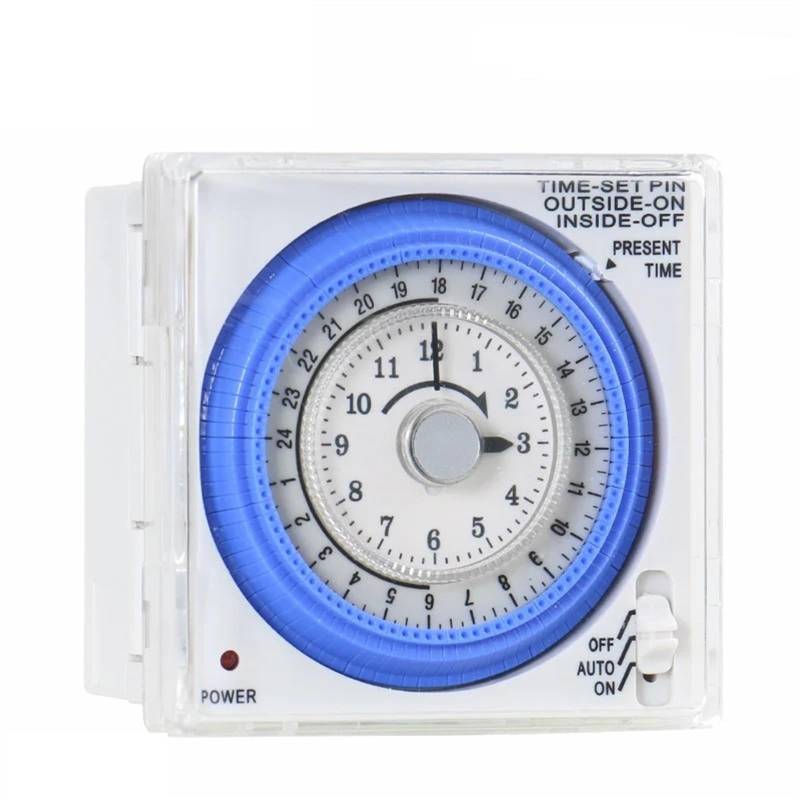 TB37 Mechanischer Din-Schalter-Timer 110 V oder 220 V 15 Minuten einstellbarer Timer Manuelle oder automatische Steuerung 1 Stück von SFYMORHE