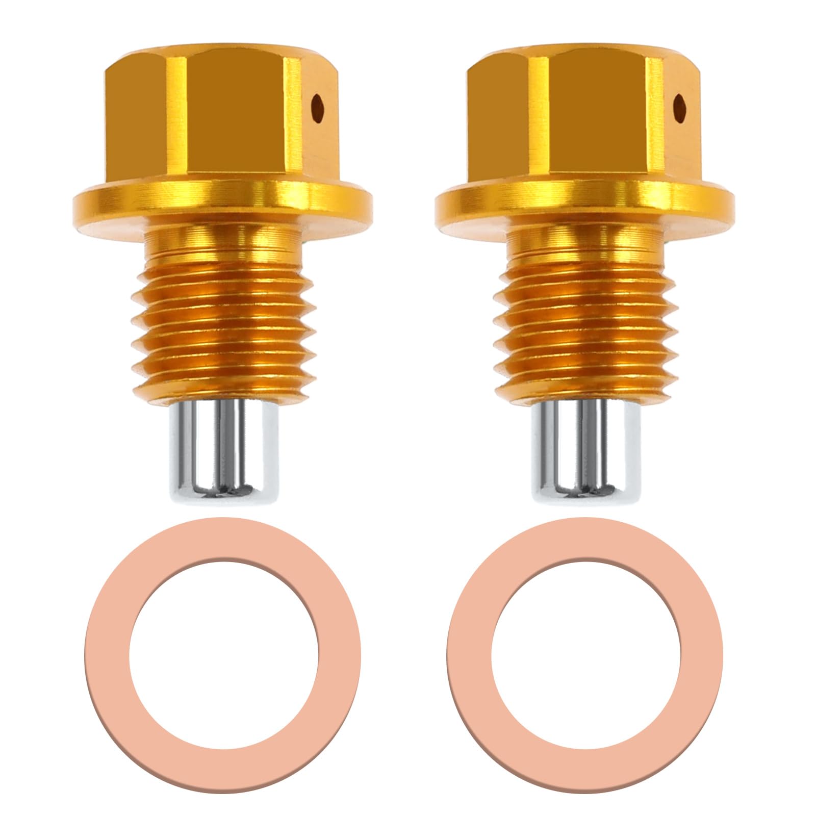 SG Store 2 Stück M12x1,5 Ölablassschraube Ersatz Kompatibel mit BMW E90/ E92/ E93/ E46/ E39/ 318/320/ 325 Ölwannen-Ablassschraube Aluminiumlegierung von SG Store