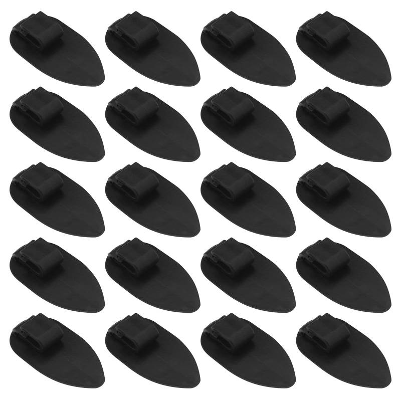 SG Store 20 Stück Auto Fußmatten-Clips Ersatz Kunststoff Fußmatten-Befestigungsclips, Anti-Rutsch-Schnalle, Teppichmatten-Clip-Halterung, Zubehör für Auto, SUV, LKW, ATV von SG Store