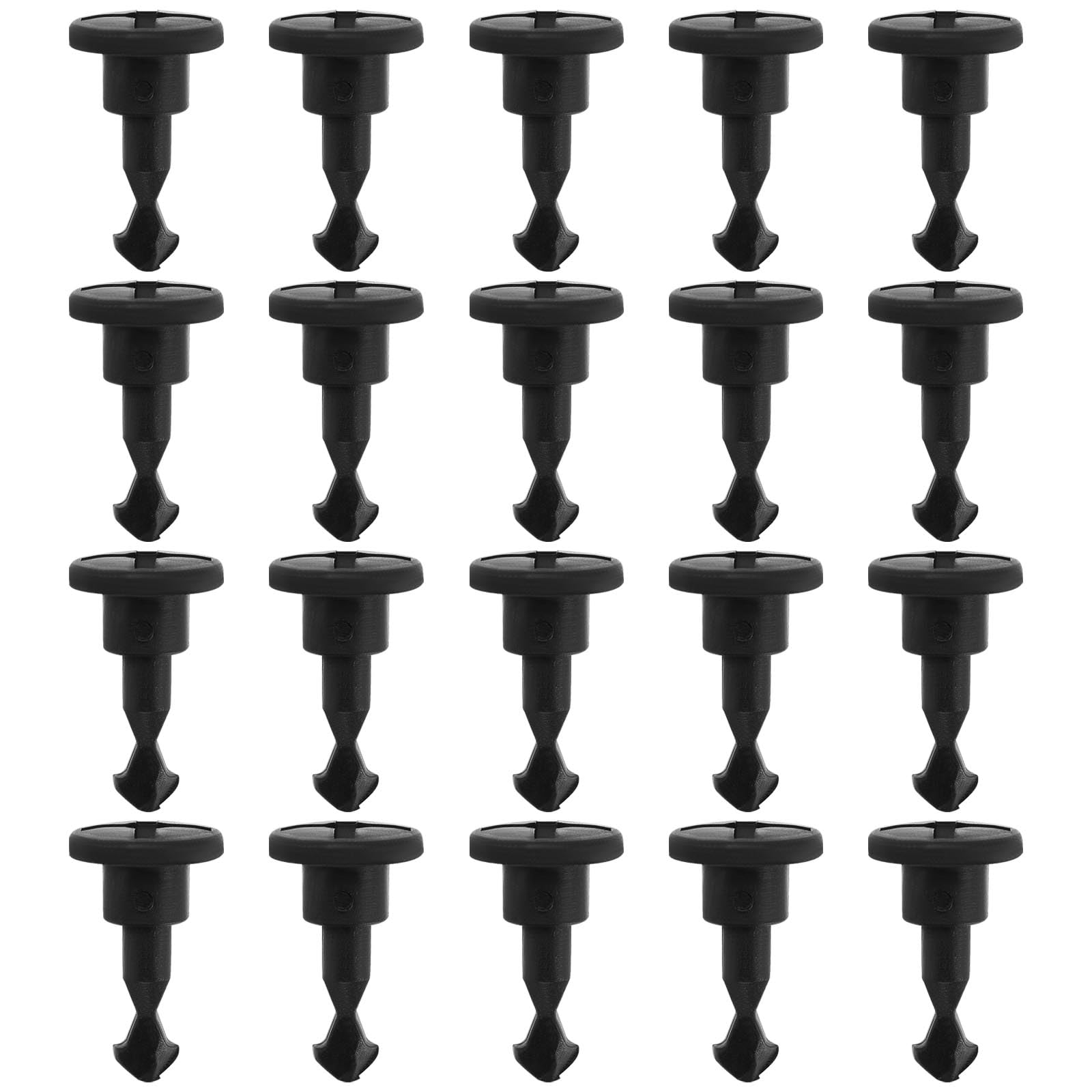 SG Store 20 Stück Motoroberdeckel-Drehverschlussschrauben Clips N90642001 N90565301 Kompatibel mit Audi A4 A6 A8 Motorhaubenabdeckungsclip Kunststoff von SG Store