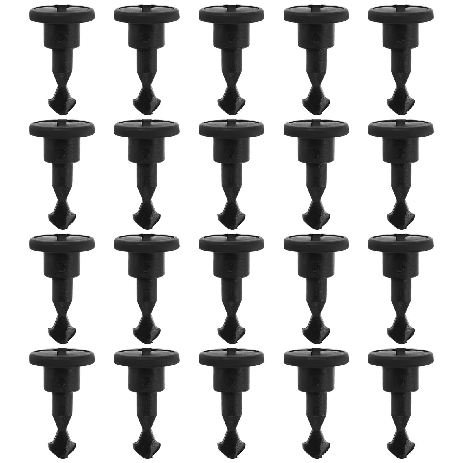 SG Store 20 Stück Motoroberdeckel-Drehverschlussschrauben Clips N90642001 N90565301 Kompatibel mit Audi A4 A6 A8 Motorhaubenabdeckungsclip Kunststoff von SG Store