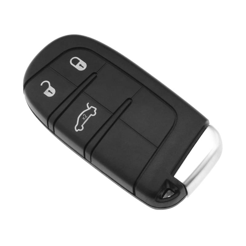 SG Store 3 Tasten Fernbedienung Schlüsselgehäuse Ersatz Kompatibel mit Fiat 500X Kompatibel mit Jeep Renegade Compass 3 Tasten Fernbedienung Smart Key Gehäuse von SG Store