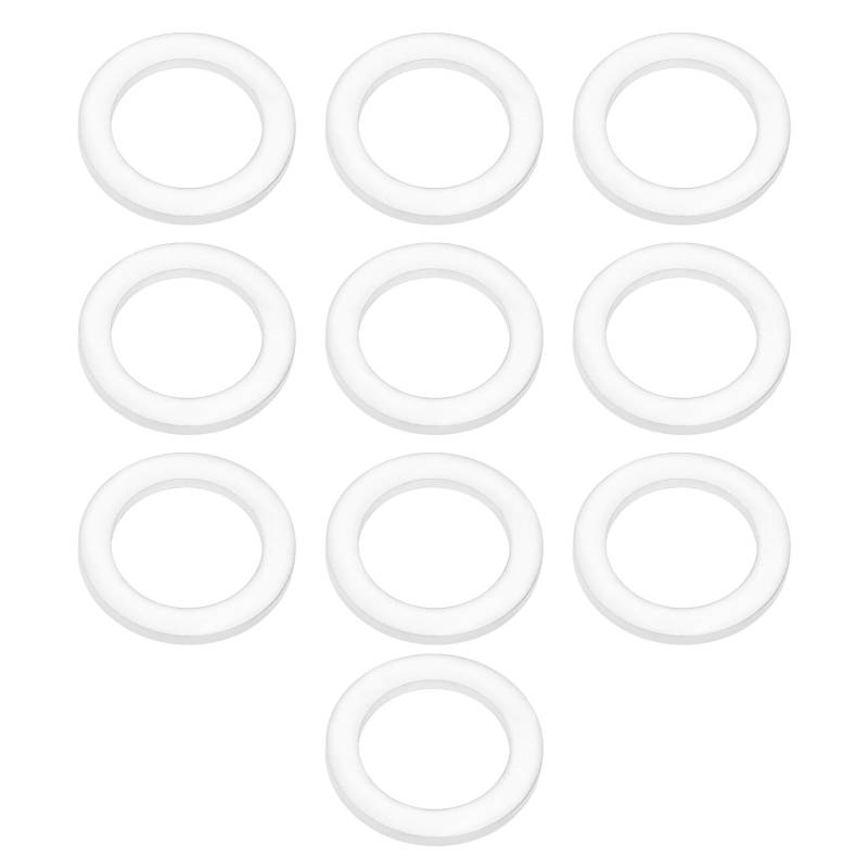 SG Store 10 Stück Ölablassschraube Aluminium Unterlegscheibe Ölablassschraubendichtung 18 Mm X 12 Mm X 1,5 Mm 420.2.001.7A 42020017A Kompatibel mit Aprilia AF1 125 1988–1993 von SG Store