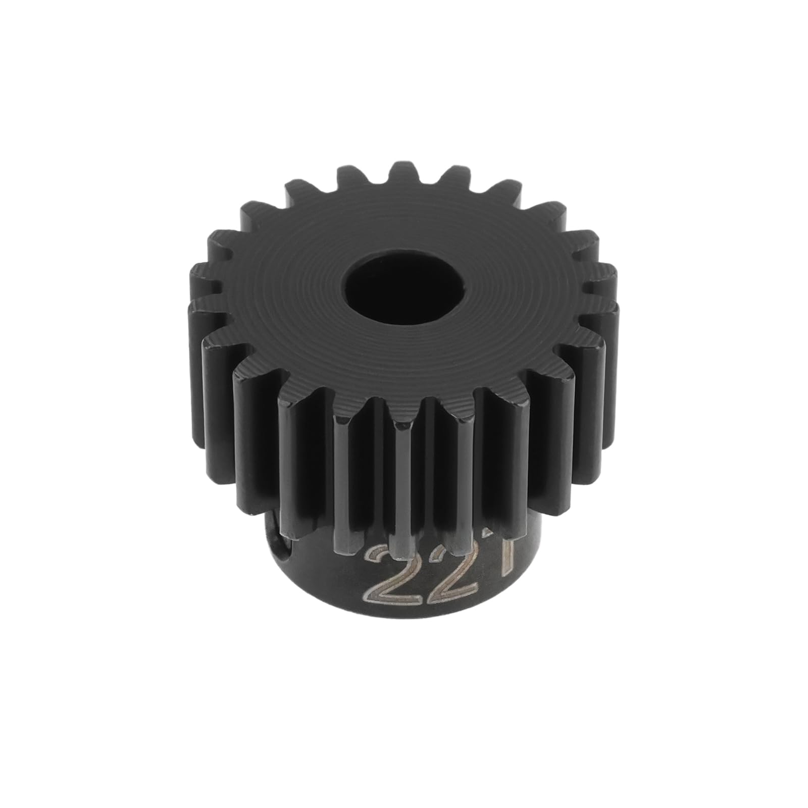 SG Store 22T Ritzel 0,5 Mod Zahnrad aus Gehärtetem Stahl 1/8 Bohrung Motorzahnrad Passend für 2mm Wellenmotor CSG182R08 für RC Car Truck Zahnradantrieb von SG Store
