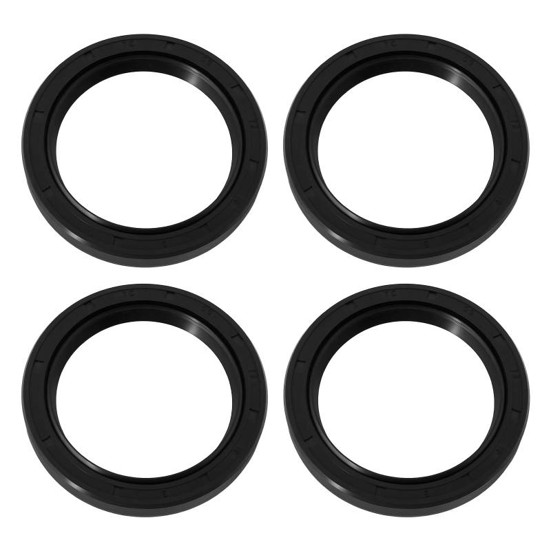 SG Store 4 Stück Wellendichtringdichtung TC 55x72x10mm NBR-Gummi Doppellippen-Radialdichtung Ölwellendichtringdichtung für Lagerwellen Industrielle Anwendungen von SG Store
