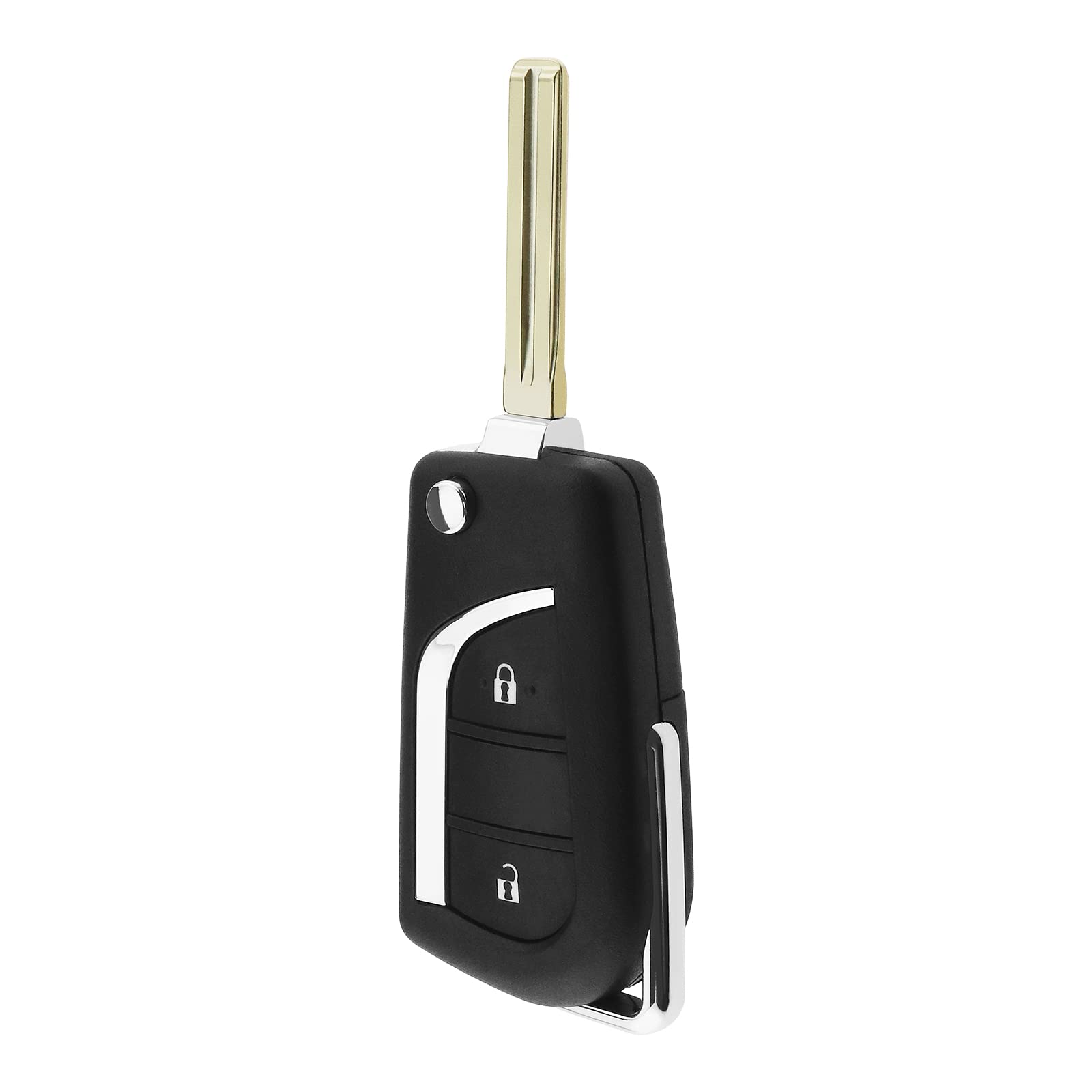 SG Store Auto 2 Tasten Fernbedienung Klappschlüssel Gehäuse Kompatibel mit Aygo 2014-2021 Ersatz Automotive Flip Fernbedienung Schlüsselanhänger Gehäuse Abdeckung Gehäuse SG Store Auto 2 Tasten Fernbedienung Klappschlüssel Gehäuse Kompatibel mit Aygo 2014-2021 Ersatz Automotive Flip Fernbedienung Schlüsselanhänger Gehäuse Abdeckung Gehäuse von SG Store