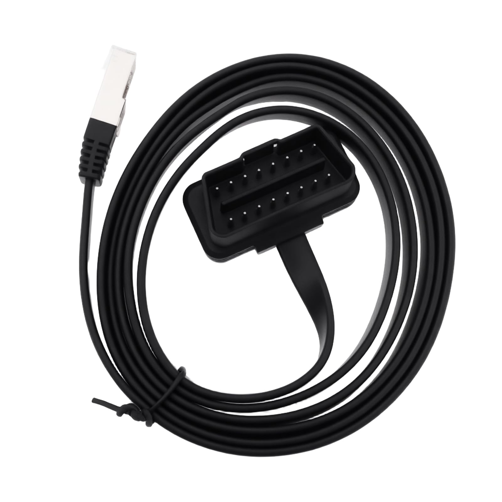 SG Store OBDII auf RJ45 Flachkabel, flaches Profil, kompatibel mit ScangaugeII, kompatibel mit Volo VP16 (1,6 m) von SG Store