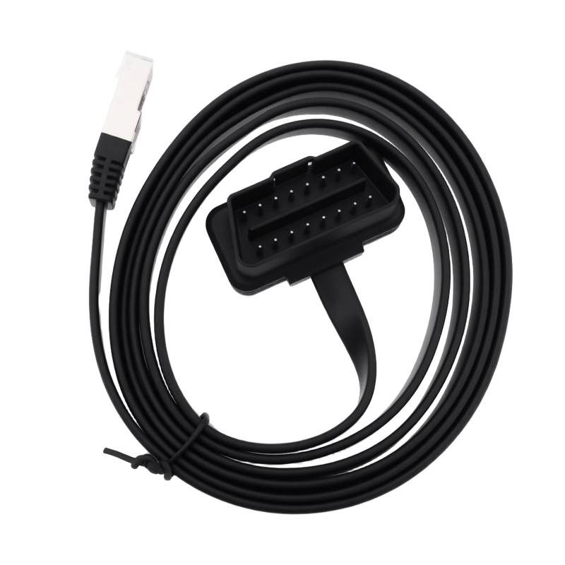 SG Store OBDII auf RJ45 Flachkabel, flaches Profil, kompatibel mit ScangaugeII, kompatibel mit Volo VP16 (1,6 m) von SG Store