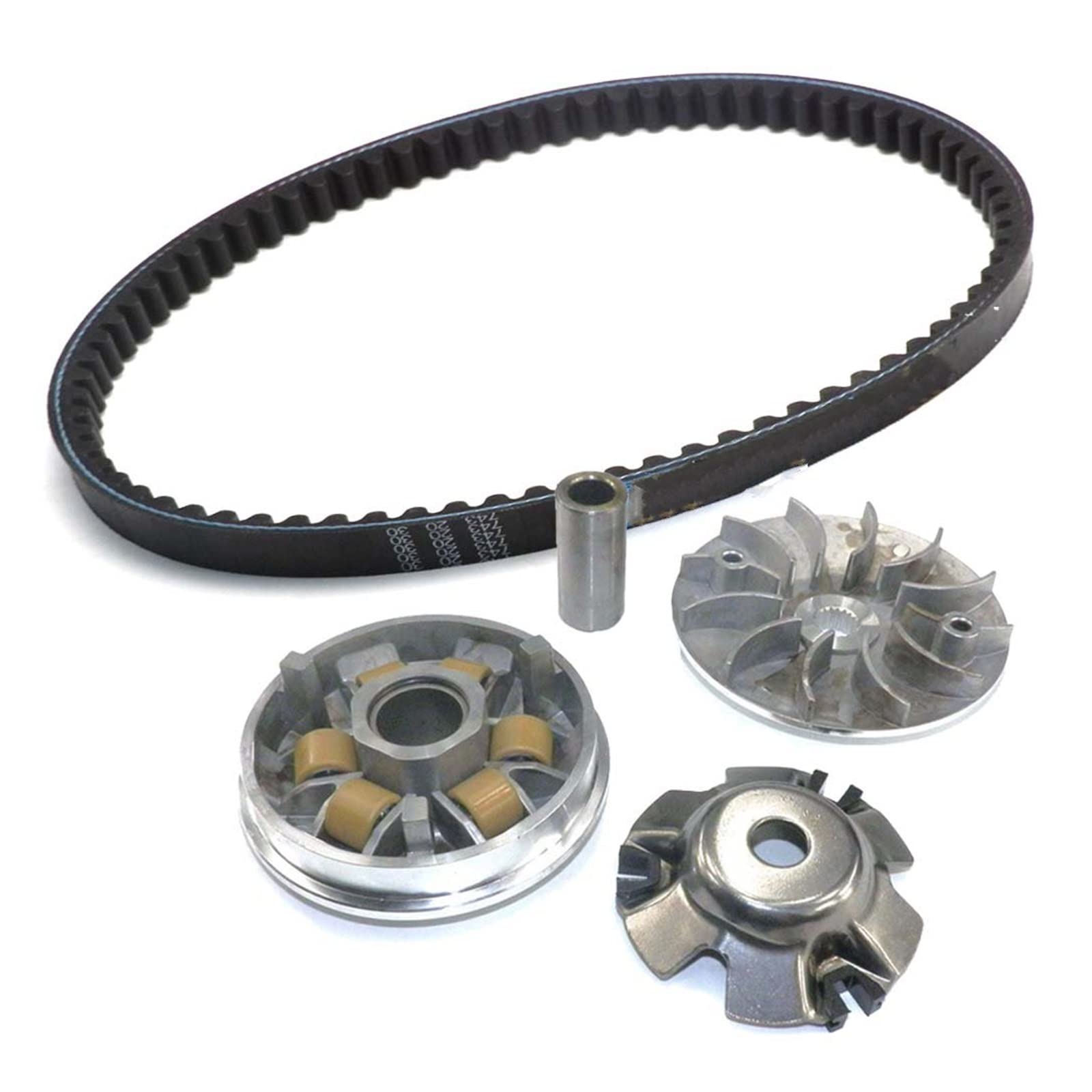 Antriebsriemen Kupplung Variator Gewicht Rollen Variator Lüfter Antriebsriemen 743 20 30 Für GY6 125 Cc 150 Cc Für ATV Für GO Für Kart Motorrad Fan Übertragungsriemen(835kit) von SGHFUVE