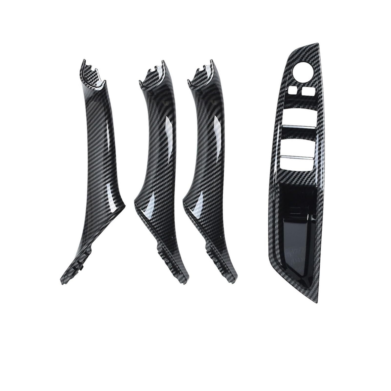 Autotürgriff FÜR 5 Series F10 523i 525i 528i 535i F11 520i RHD Rechtsfahrer Autos Innen Armlehne Türgriff Ersatz 4PCS Set Türgriff(RHD 4PCS CarbonFiber) von SGHFUVE