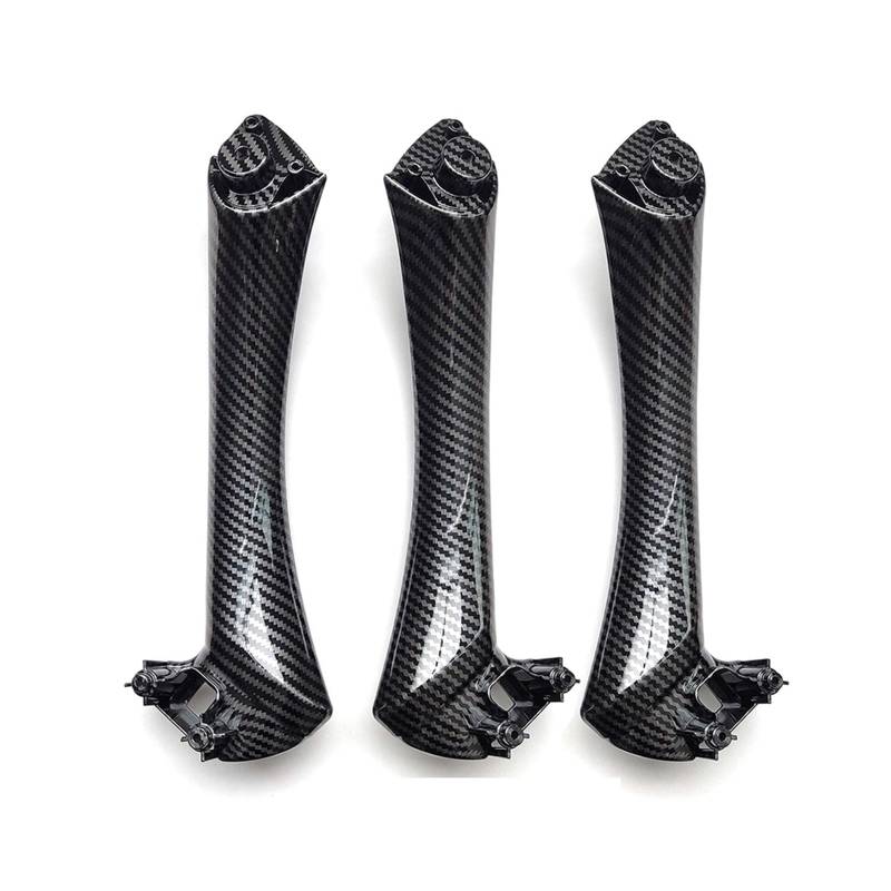 Autotürgriff Für 3 Serie E90 E91 316 318 320 325 328i 2004-2012 LHD RHD Carbon Fiber Innen Tür Armlehne Pull Griff Türgriff(LHD Inside 3pcs Set) von SGHFUVE