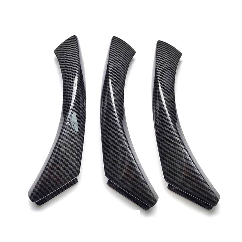 Autotürgriff Für 3 Serie E90 E91 316 325 328i 318 320 Auto Innen Zubehör Carbon Faser Armlehne Panel Tür Griff Set Türgriff(LHD Cover 3pcs Set) von SGHFUVE