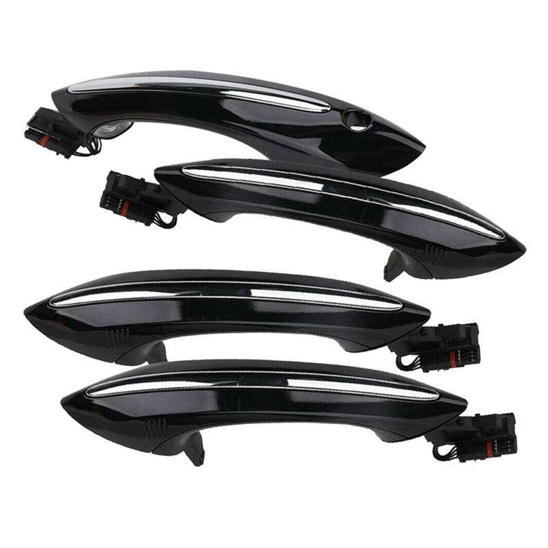 Autotürgriff Für 5 6 7 Serie F07 F10 F11 F06 F12 F13 F01 F02 4X Schwarz Außen Außen Außen Komfort Zugang Tür Griff Set Türgriff von SGHFUVE